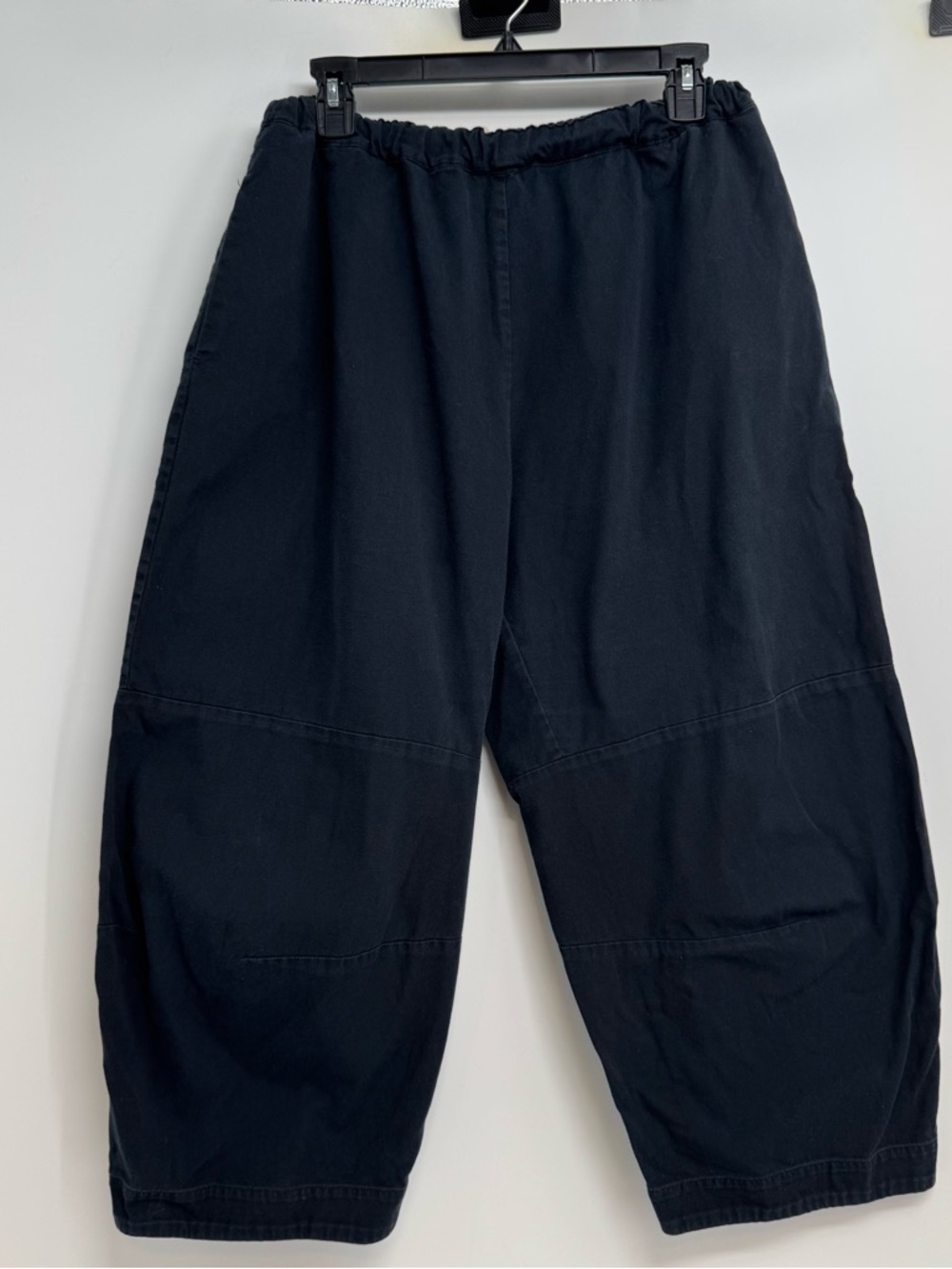 Roucha Barrel Pants Size CC (US 10-14) Black Cropped Drawstring